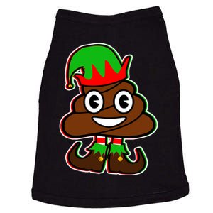 Christmas Elf Poop Emoji Doggie Tank