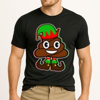 Christmas Elf Poop Emoji Cooling Performance Crew T-Shirt