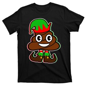 Christmas Elf Poop Emoji T-Shirt