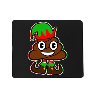 Christmas Elf Poop Emoji Mousepad