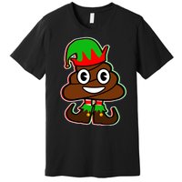 Christmas Elf Poop Emoji Premium T-Shirt