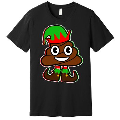 Christmas Elf Poop Emoji Premium T-Shirt