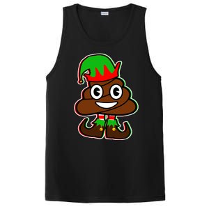 Christmas Elf Poop Emoji PosiCharge Competitor Tank