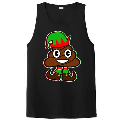 Christmas Elf Poop Emoji PosiCharge Competitor Tank