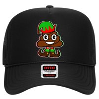 Christmas Elf Poop Emoji Trucker Hat