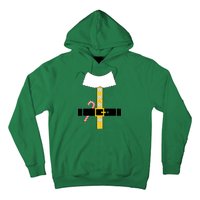 Christmas Elf Suit Candy Cane Costume Hoodie