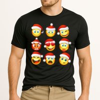 Christmas Emoji's Smiley Cooling Performance Crew T-Shirt