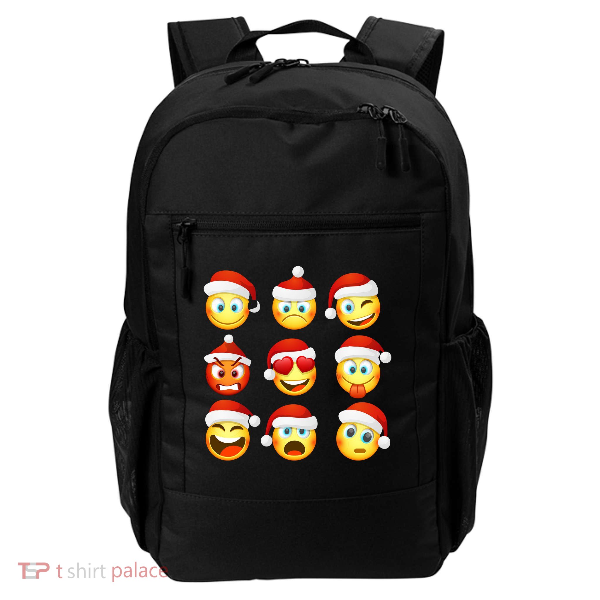 Christmas Emoji's Smiley Daily Commute Backpack