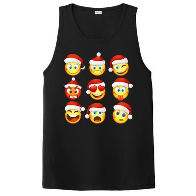 Christmas Emoji's Smiley PosiCharge Competitor Tank