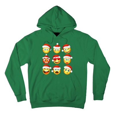 Christmas Emoji's Smiley Hoodie