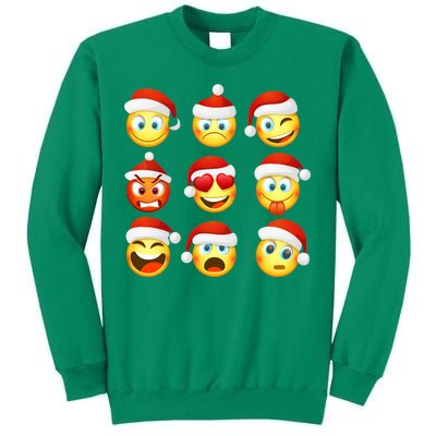 Christmas Emoji's Smiley Sweatshirt