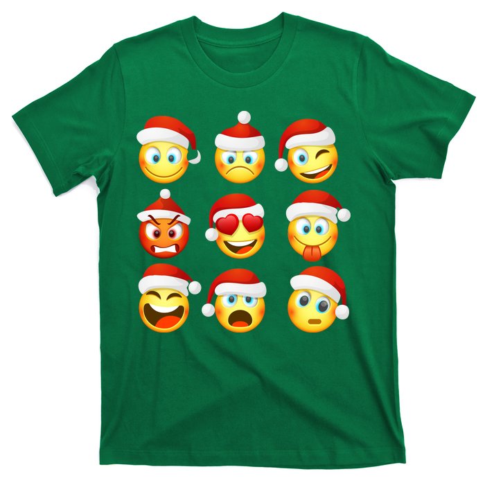 Christmas Emoji's Smiley T-Shirt