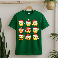 Christmas Emoji's Smiley T-Shirt