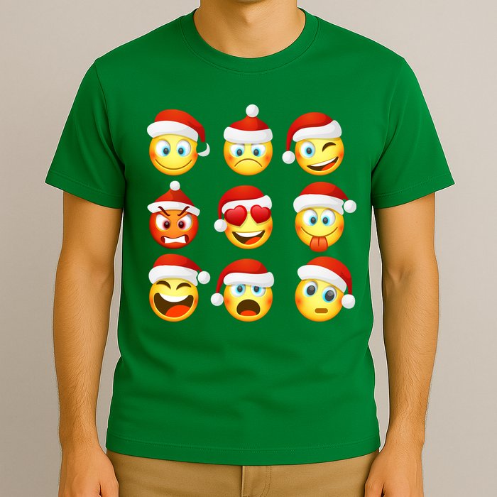 Christmas Emoji's Smiley T-Shirt