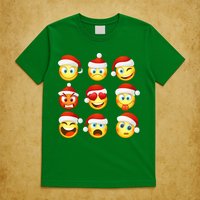 Christmas Emoji's Smiley T-Shirt