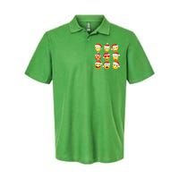 Christmas Emoji's Smiley Softstyle Adult Sport Polo