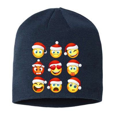 Christmas Emoji's Smiley Sustainable Beanie