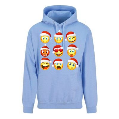 Christmas Emoji's Smiley Unisex Surf Hoodie