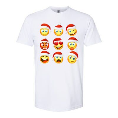 Christmas Emoji's Smiley Softstyle CVC T-Shirt