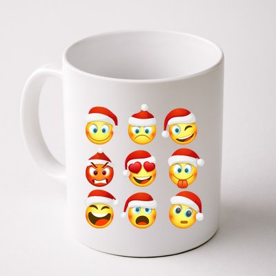 Christmas Emoji's Smiley Coffee Mug