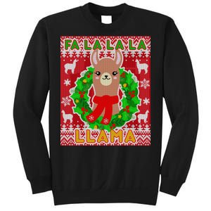 Christmas Fa La La La Llama Ugly Sweater Sweatshirt