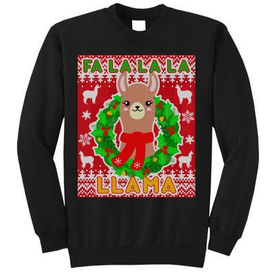 Christmas Fa La La La Llama Ugly Sweater Sweatshirt
