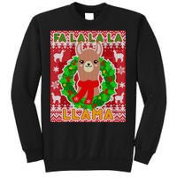 Christmas Fa La La La Llama Ugly Sweater Sweatshirt