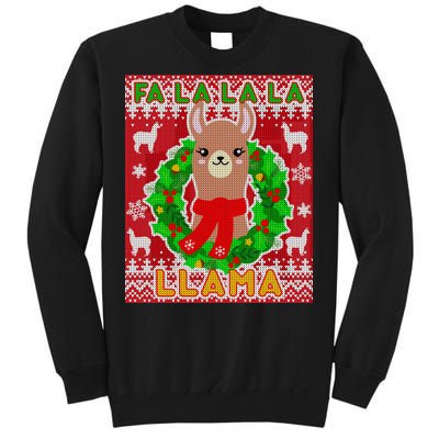 Christmas Fa La La La Llama Ugly Sweater Sweatshirt