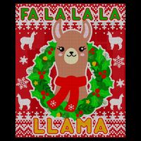 Christmas Fa La La La Llama Ugly Sweater Impact Tech Backpack