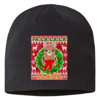 Christmas Fa La La La Llama Ugly Sweater Sustainable Beanie