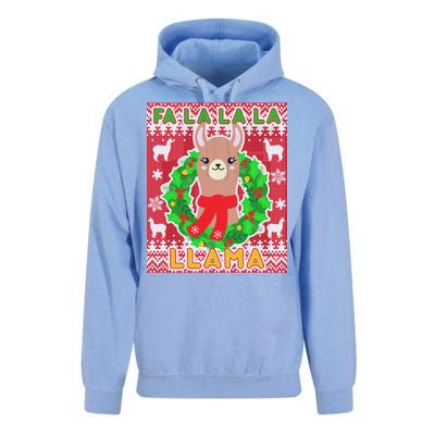 Christmas Fa La La La Llama Ugly Sweater Unisex Surf Hoodie