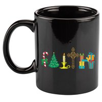 Christmas Faith 11oz C Handle Ceramic Mug
