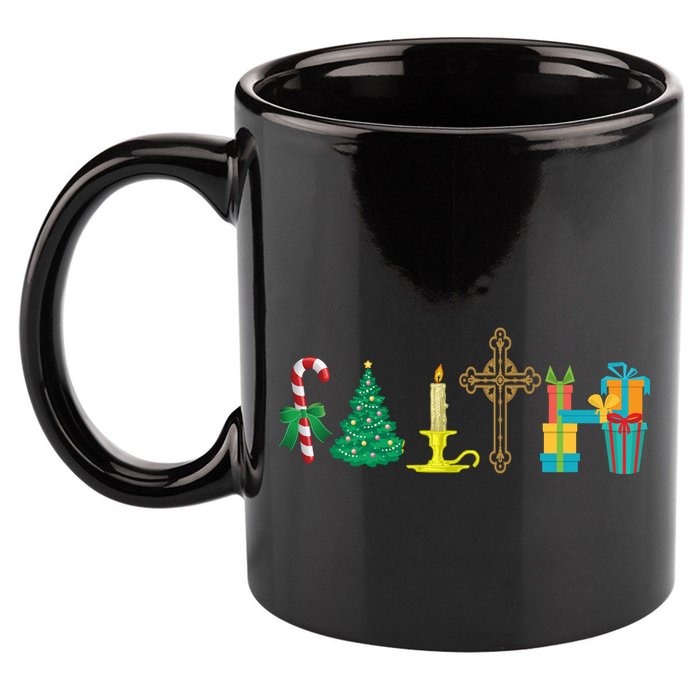 Christmas Faith 11oz C Handle Ceramic Mug