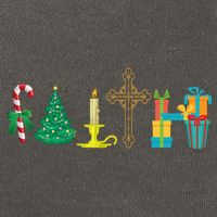 Christmas Faith Cotton Canvas Backpack