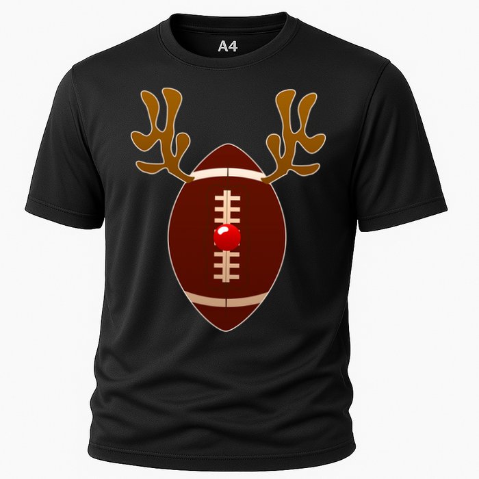 Christmas Football Reindeer  Performance Shirt