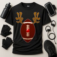 Christmas Football Reindeer  Performance Shirt