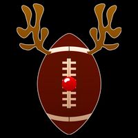 Christmas Football Reindeer  Performance Shirt