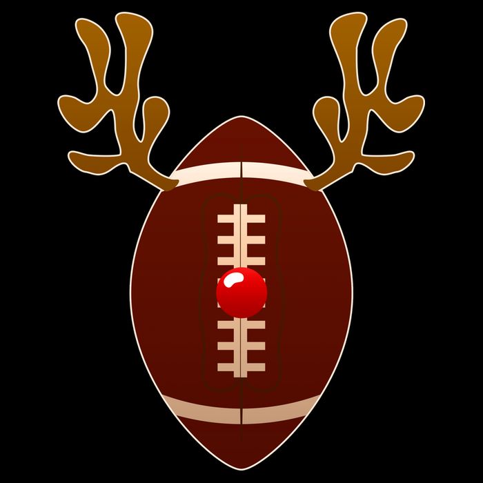 Christmas Football Reindeer  Performance Shirt