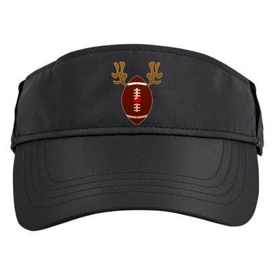 Christmas Football Reindeer  Adult Drive Performance Visor