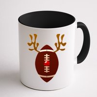 Christmas Football Reindeer  Mug