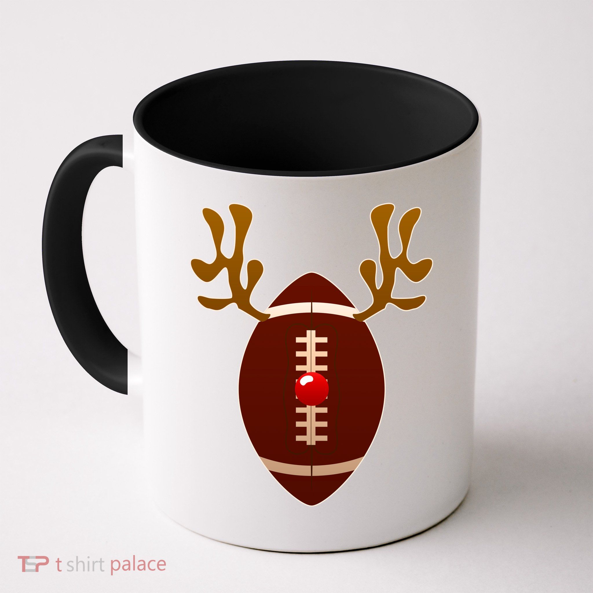 Christmas Football Reindeer  Coffee Mug
