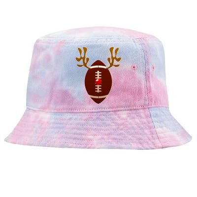 Christmas Football Reindeer  Tie-Dyed Bucket Hat