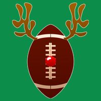 Christmas Football Reindeer  Kids Hoodie