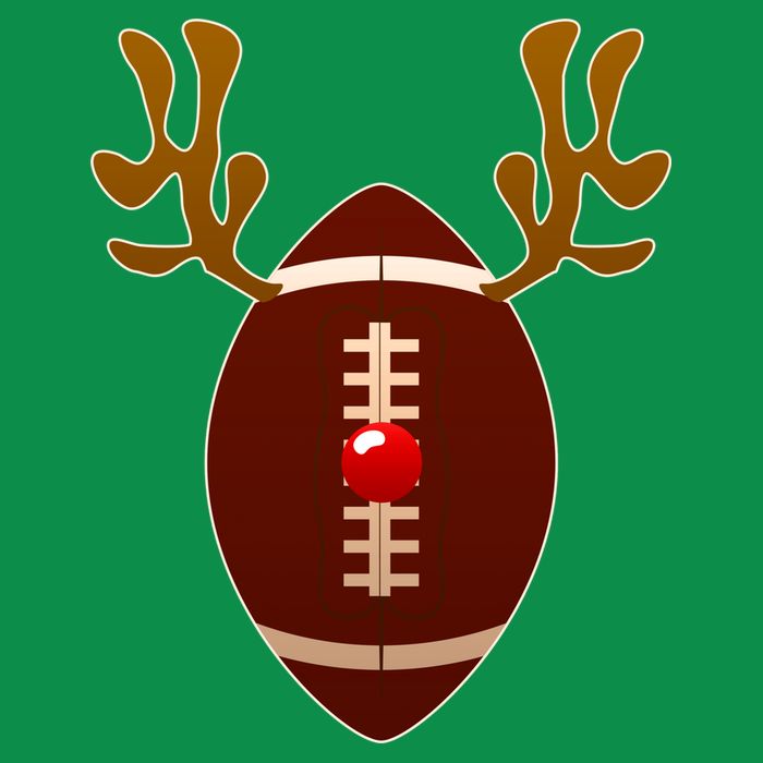 Christmas Football Reindeer  Kids Hoodie