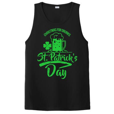 Christmas For Drunks St. Patrick's Day PosiCharge Competitor Tank