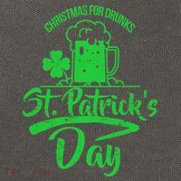 Christmas For Drunks St. Patrick's Day Cotton Canvas Backpack