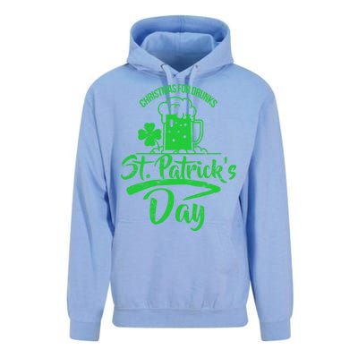 Christmas For Drunks St. Patrick's Day Unisex Surf Hoodie