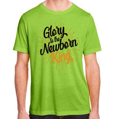 Christmas Glory To The Newborn King Adult ChromaSoft Performance T-Shirt