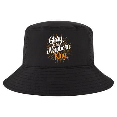 Christmas Glory To The Newborn King Cool Comfort Performance Bucket Hat
