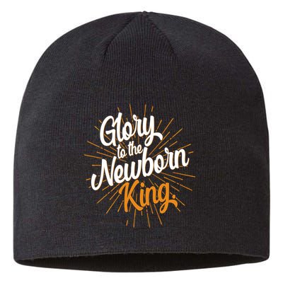 Christmas Glory To The Newborn King Sustainable Beanie
